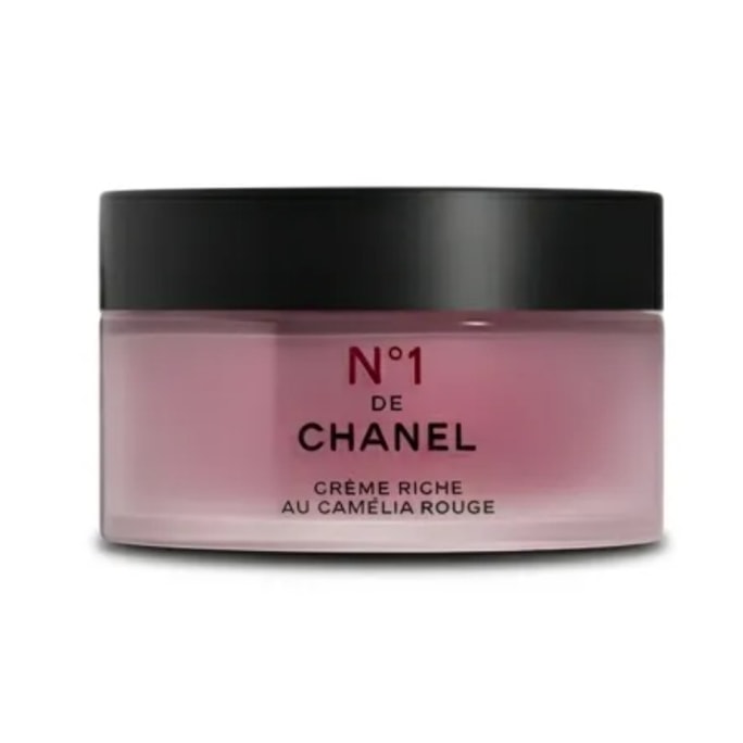 【홍콩 직배송】 프랑스 샤넬 N°1 레드 까멜리아 크림 리치 50g 주름 완화, 탄력, 보습, 안티링클
