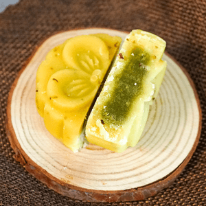 Longjing Green Tea Osmanthus Cake, 6.7 oz