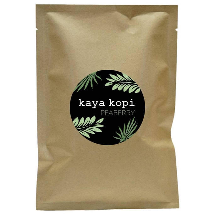 Kaya Kopi Premium Peaberry Blend From Vietnam Indonesia and Colombia - Floral Robusta Roasted Ground Coffee 12 Ounce