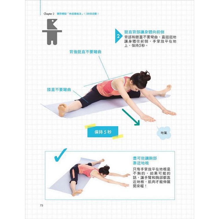 【繁體】日本劈腿大師教你深層肌鍛鍊纖瘦操:只要7個伸展動作,立即燃燒脂肪,打造快瘦好曲線! 9