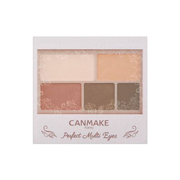 Matte five-color eyeshadow palette 09 Rose Milk Jelly