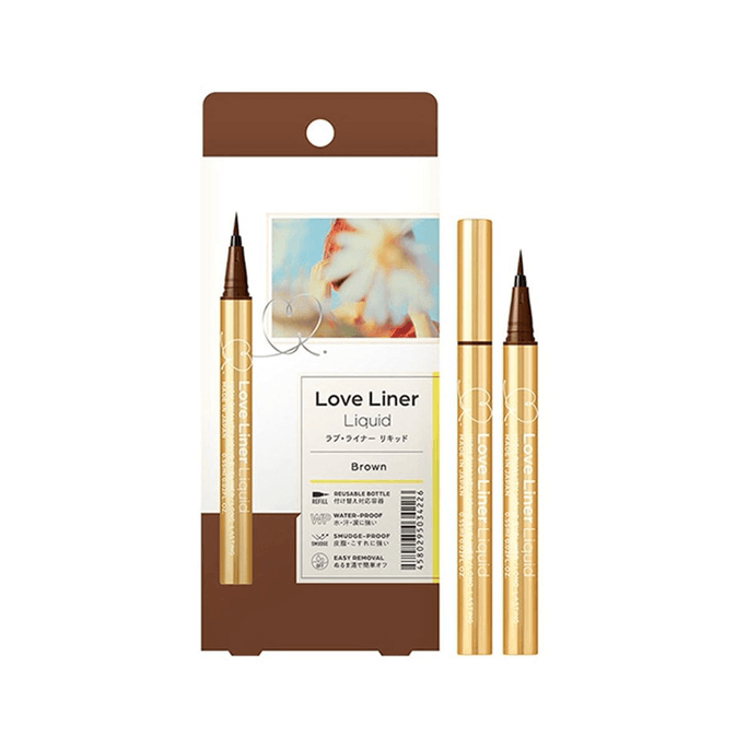 Love Liner Extra Fine Liquid Eyeliner 0.55ml Brown