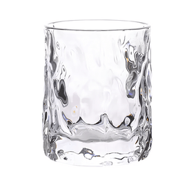 Thickened Glacier Wood Grain Whiskey Glass 7.3 fl oz