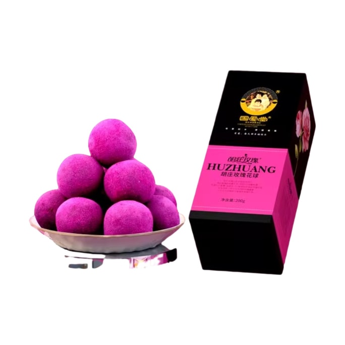 【中国直邮】 国爱堂  胡庄玫瑰花球 原味 200g