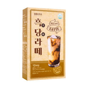 韩国BRONS 黑糖拿铁冲饮 10袋入 200g
