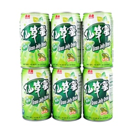【超值6瓶裝】 台灣泰山 仙草蜜 涼粉露 310ml*6