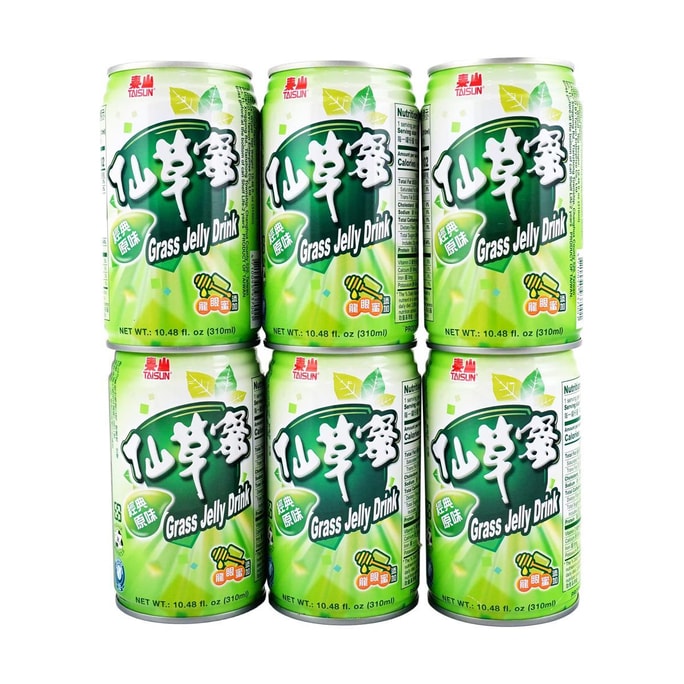 【Value Pack】 Grass Jelly Drink Original 310ml*6