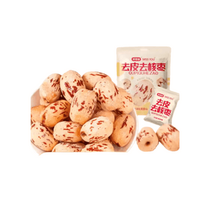 Peeled and pitted premium Xinjiang gray dates, ready-to-eat tiger-striped dates, skinless and seedless, 60g*2 packs