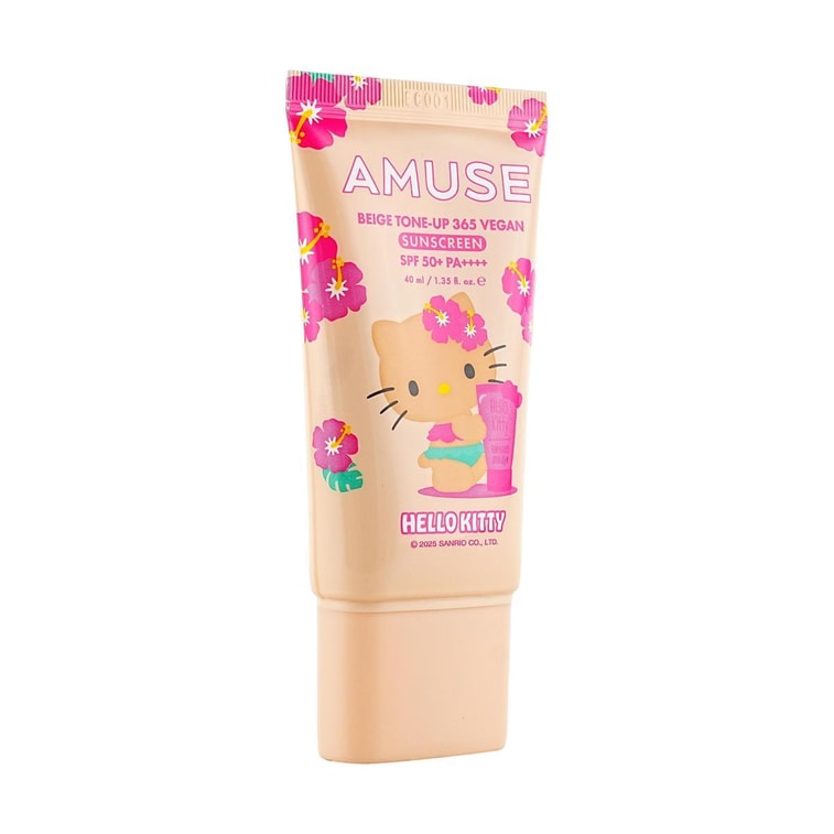 베이지 톤업 365 비건 선크림 SPF 50+ PA++++, 40ml, 1개 【태닝 헬로키티 한정 에디션】 5