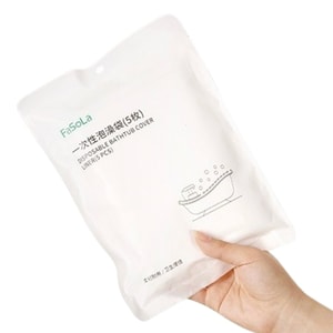 Disposable bathtub cover with 1 pieces, shower and bath compartment bag, shower bucket, plastic bath bag, single person size 1.2 * 2.6cm