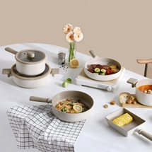 슈슈 스톡포트, 세라믹 코팅, 18cm, 인덕션 및 가스레인지 호환