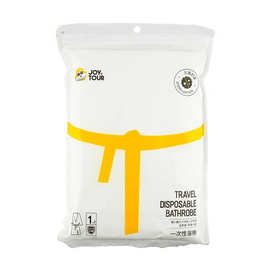 Disposable Bathrobe Towel Plain White 90cm Long 50g