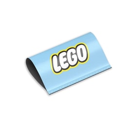 Lego Wash Car Door Logo Sticker/Creative/Decorative Sticker/Toy/Refit-Blue 1Pc