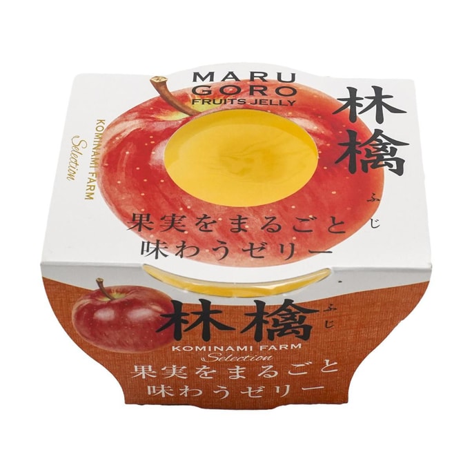 日本KOMINAMI FARM小南農場 水果果凍 蘋果口味 250g【真實果肉添加】【夏日美味】