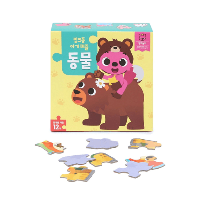 韓國Pinkfong 嬰兒拼圖:動物736克