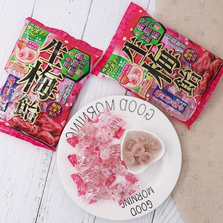 中国直送】リボン 日本製 生梅飴＆生巨峰果汁入りフルーツハード