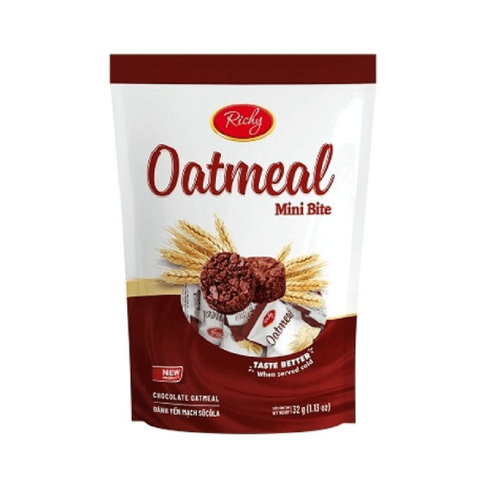 Richy Oatmeal Mini Bite Snack Chocolate 32g