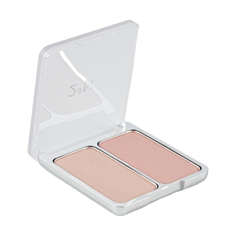 韩国2AN 双色腮红 低饱和 暖色调 微闪低调日常 微收缩色 #8 Nude Haze 裸米色+裸玫瑰色 4.5g*2 6