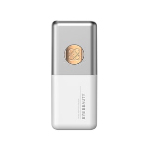 New eye care device, Bian Shi Hot Compress Eye Massage Device, Eye Bag and dark Circle Beauty Care Device, Eye massage beauty care, white one-piece set