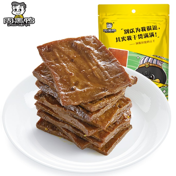 Braised dried tofu sweet Spicy and numbing flavor -120g dried tofu vegetarian spicy strips Office snack