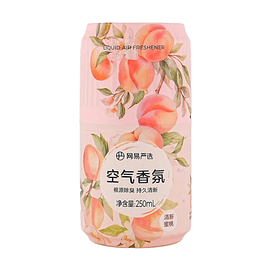 Little Fragrance Can Air Freshener Fresh Peach 8.45 fl oz 【Root Deodorization】【Long-lasting Freshness】