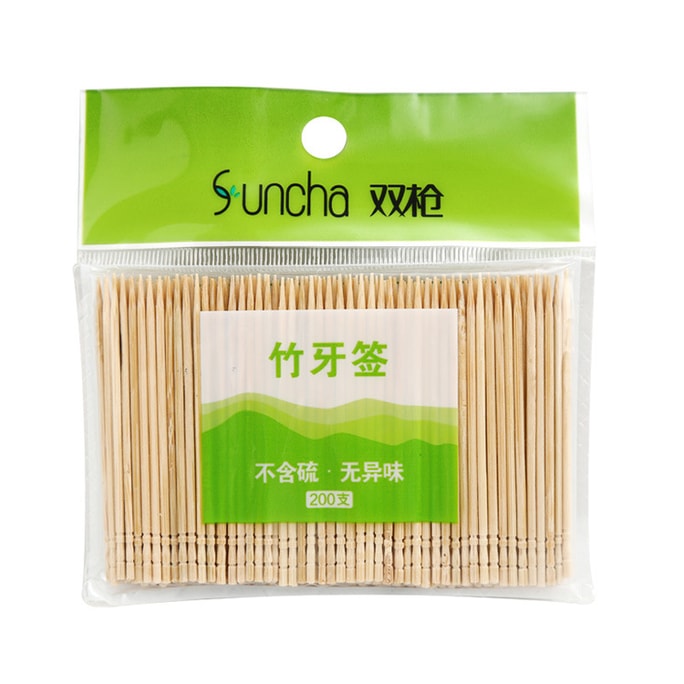 Disposable Bamboo Toothpicks 1 Bag