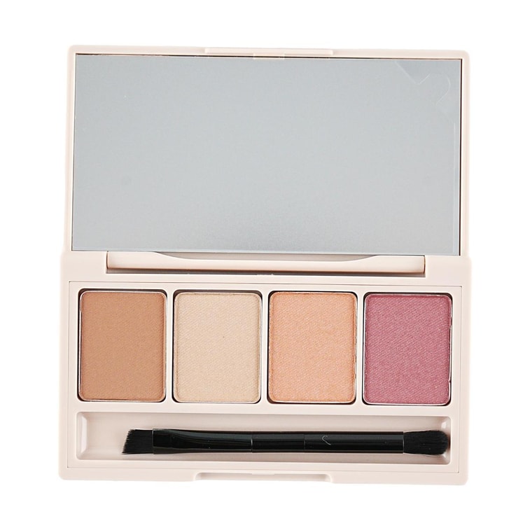 日本FUJIKO 四色眼影盘新色 自然轻薄眉毛改色调色盘 闪片珠光日常 精致气质眉粉 温柔知性 5.5g #05 栗棕甜紫【日杂榜一】 4