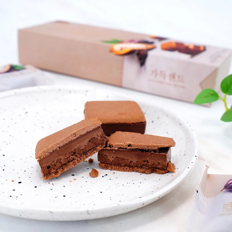 프리미엄 버터 샌드 쿠키 선물 세트, 진한 초콜릿 맛, 115g (4.3oz) [꼭 사야 할 기념품] 3