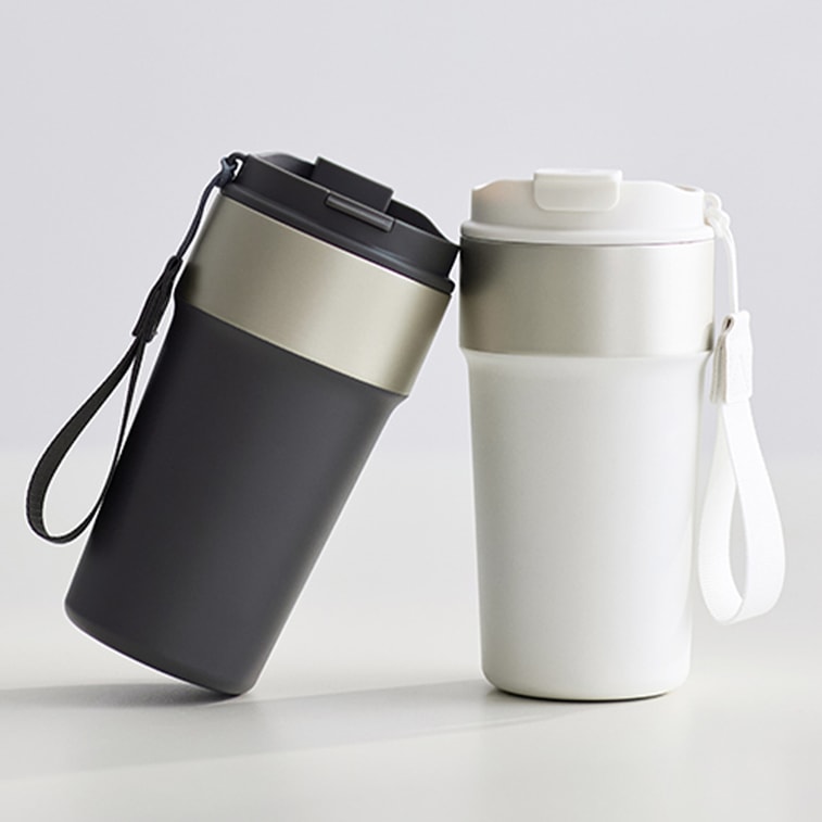 316 Stainless Steel Vacuum Insulated Tumbler, 500ml Leakproof Travel Coffee Cup with Straw 6