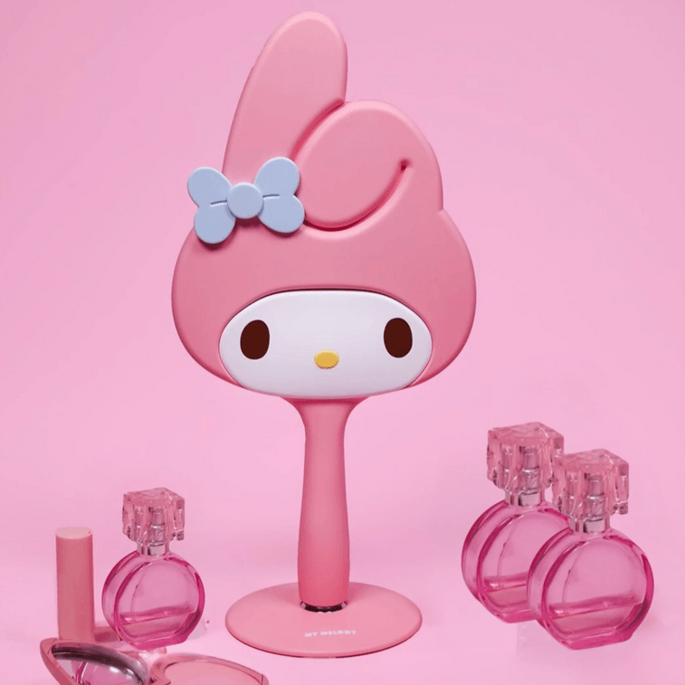 マイメロディ LEDハンドヘルドメイクアップミラー（アメリカンインプレッションドレッシングテーブル） 5