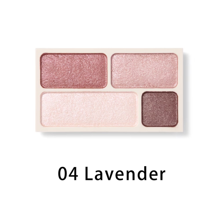 Eye Shadow 4-Color Type 04 Lavender 4.9g - Yami.com