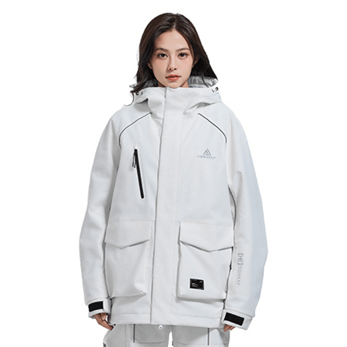 HIGH EXPERIENCE 滑雪服 冬季户外雪地衣服 M码 瓷白