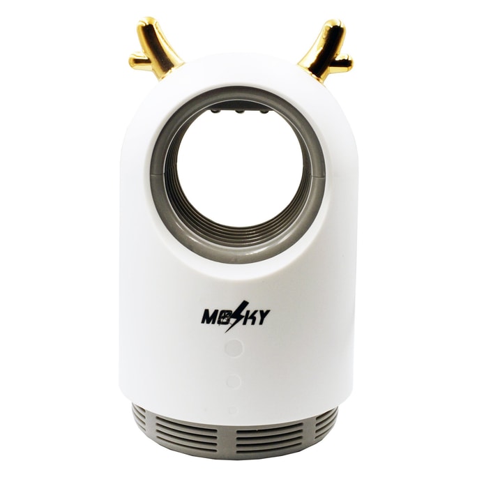 [蚊対策] MOSKY L260 USB 蚊キラーランプ 家庭用 屋内 殺虫器 蚊よけ 蚊取り器 アーティファクト ベビー昆虫キラーランプ (ホワイト)