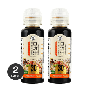 Bai Zhuo Sauce - 無糖醬油 - 滷味專用醬油 7.44 fl oz *2【2入組】【包裝可能變動】
