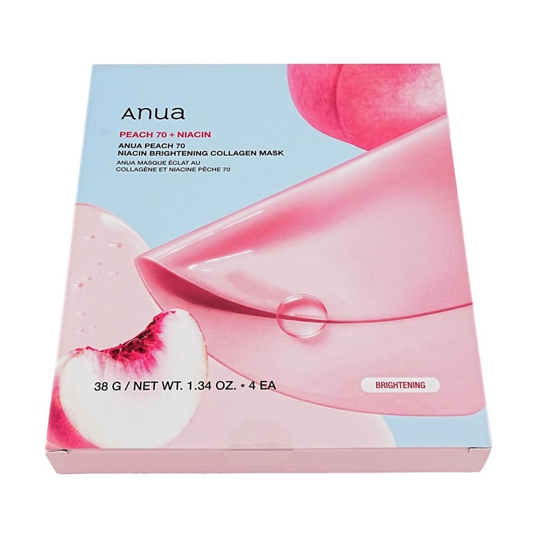 Peach 70 Niacin Brightening Collagen Mask, 4sheets/box 5