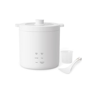 Mini 2-Cup Rice Cooker Electric 24H Preset & Keep Warm No Steamer 100-120V