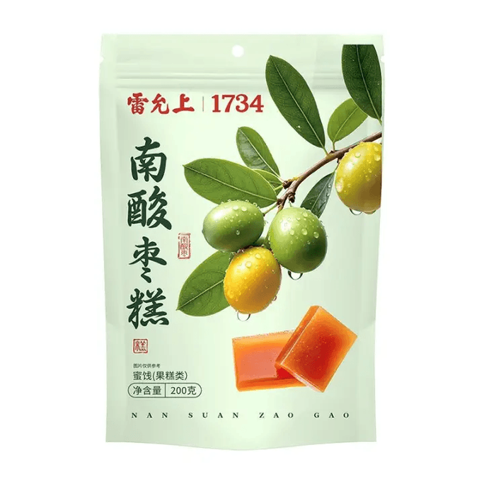  Southern Sour Jujube Paste | 100% Natural, Additive-Free Herbal Delicacy Crafted to Pharmaceutical Standards