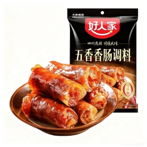 [중국 직배송] 하오런가 소시지 양념, 오향 쓰촨 수제 공기 건조 소시지 양념 패킷 220g