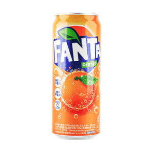 Orange Soda Soft Drink Can 16.9 fl oz
