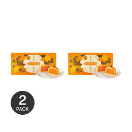 【Value Pack】Hong Kong Creamy Custard Mooncake Gift Box - 8 Pieces, 12.69oz,Short Shelf Life *2【Mid-Autumn Festival】