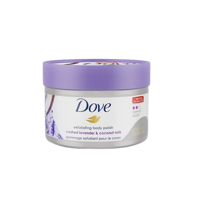 Lavender Exfoliating Body Wash Moisturises the Skin, Improves Roughness, Removes Keratosis Pilaris, 298g*1