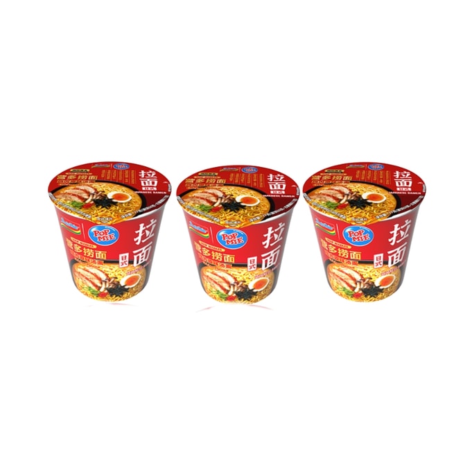 Dry Noodles   Chicken Flavor    Chewy Noodles   82g*3 buckets