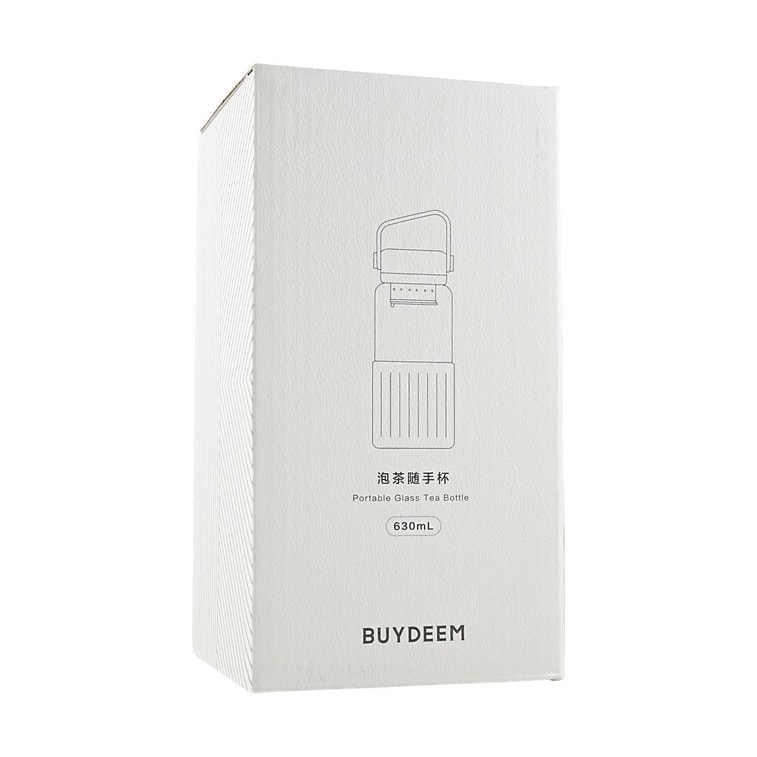 BUYDEEM北鼎 泡茶随手杯 茶水分离泡茶杯子玻璃杯水杯CD1008 猪猪粉 630ml 8