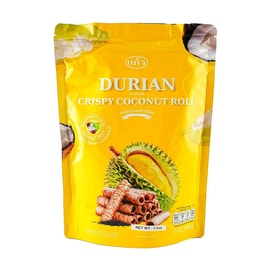Crispy Coconut Rolls Durian Flavor 3.5 oz