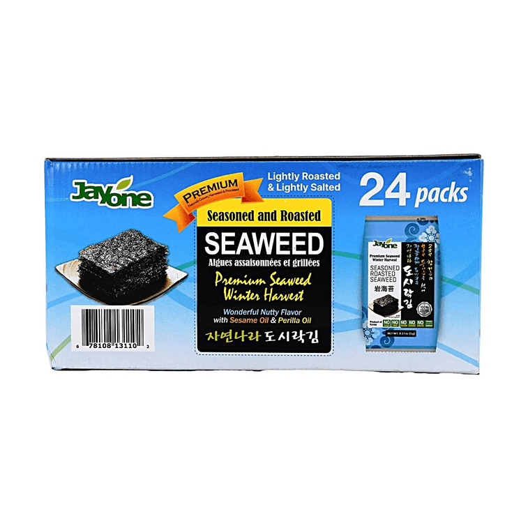 Roasted & Lightly Salted Seaweed, 24 Pack 4.08 oz 5