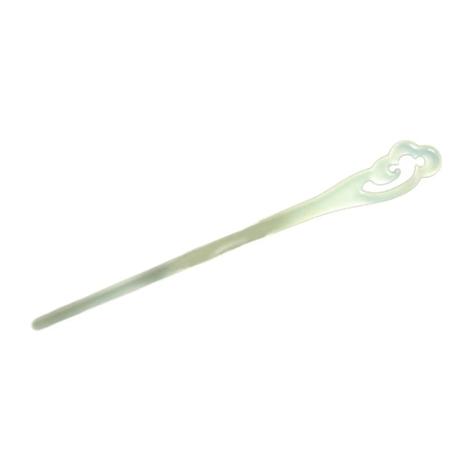 Imitation Jade Hairpin New Chinese Hair Clasp-Green 18cm 1Pc