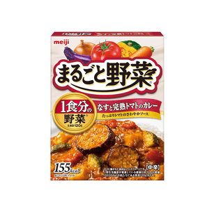 [일본 직송] MEIJI 메이지 가지 토마토 카레 180g