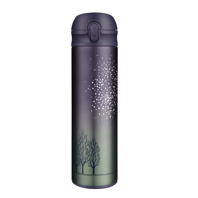 304 Stainless Steel Water Bottle Vacuum Thermos Cup Thermocup Leak-Proof Coffee Mug Star 1 pcs