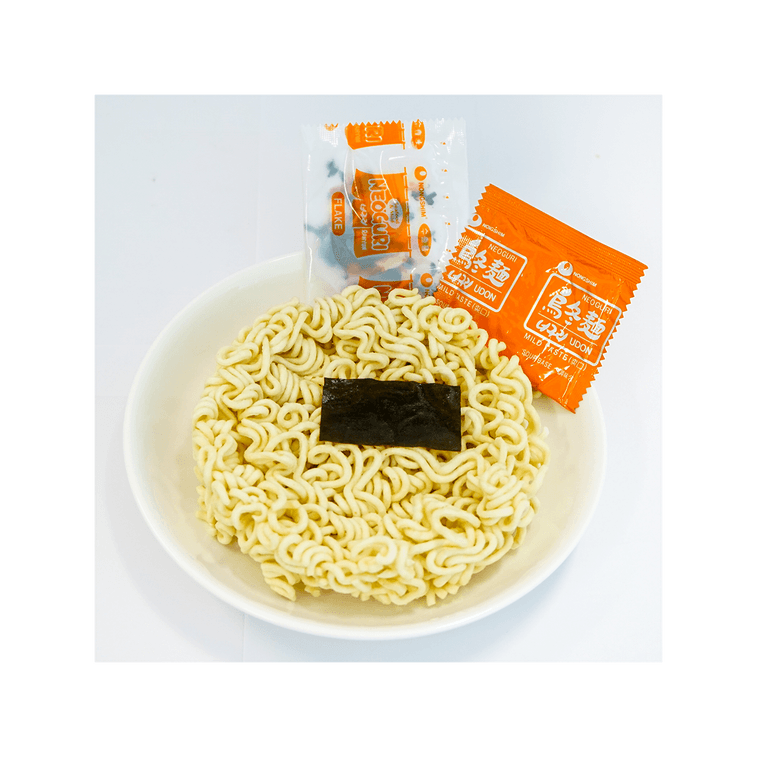 韩国NONGSHIM农心 NEOGURI 小浣熊海鲜面 乌冬面 温和原味 4包入 480g【BTS田柾国同款】 4