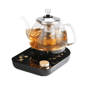 Multi-Functional Glass Electric Kettle 800ml【800W Fast Heat·40-100°C Temp Control·304 Stainless Filter】Glass Body Tea Maker And Brewing Machine, 2-Hour Auto Keep Warm【Office·Living Room·Tea Room·Home】